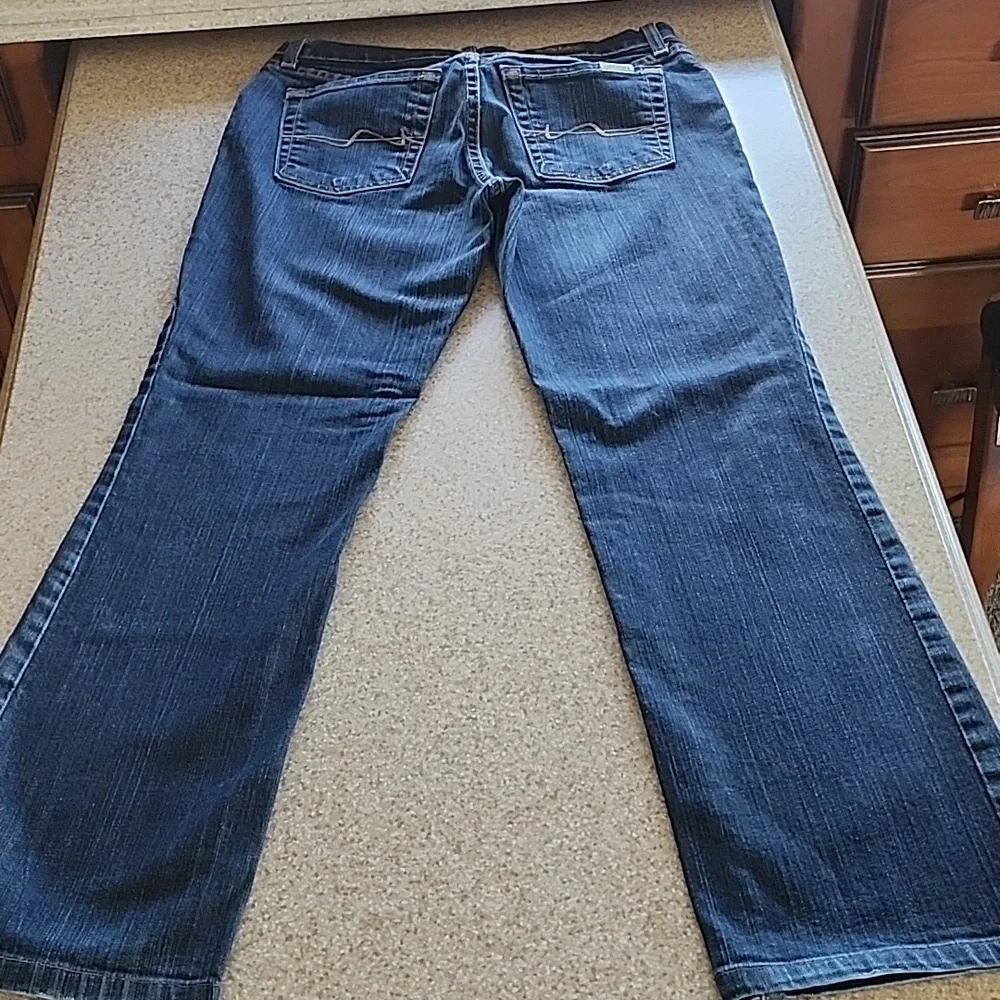David Kahn Lauren Dark Wash Straight Leg Size 4 - Picture 14 of 14